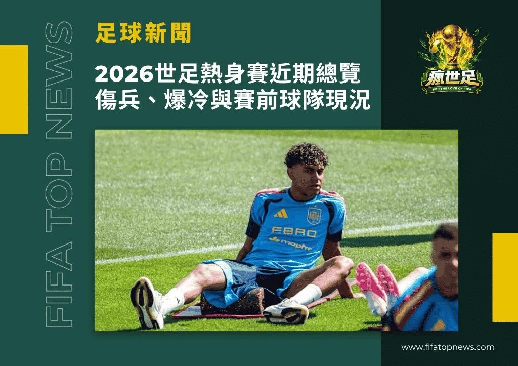 2026世足熱身賽近期總覽|傷兵與爆冷消息|開賽前球隊現況