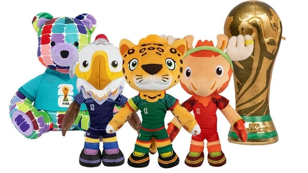 Jazwares推出2026 FIFA專屬的毛絨玩具
